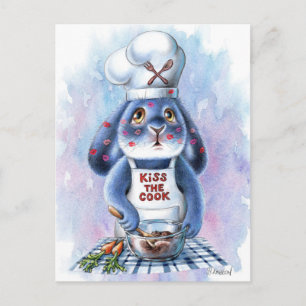 Benny Blue - Kiss The Cook Postcard Postkarte