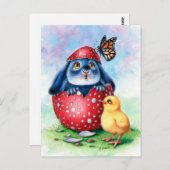 Benny Blue - Ostereier Postkarte (Vorne/Hinten)