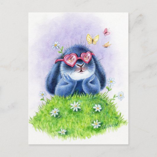 Benny Blue - Pink Glasses Postkarte (Vorderseite)