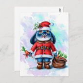 Benny Blue - Santa Postcard Postkarte (Vorne/Hinten)
