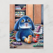 Benny Blue - Vermisst Socks Postcard Postkarte (Vorderseite)