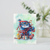 Benny Blue - verworrene Postkarte (Stehend Vorderseite)