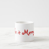 Benny bug Xmas nug Espressotasse (Vorderseite)