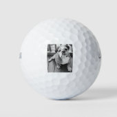 Benny, der Bulldog Golfball (Vorderseite)