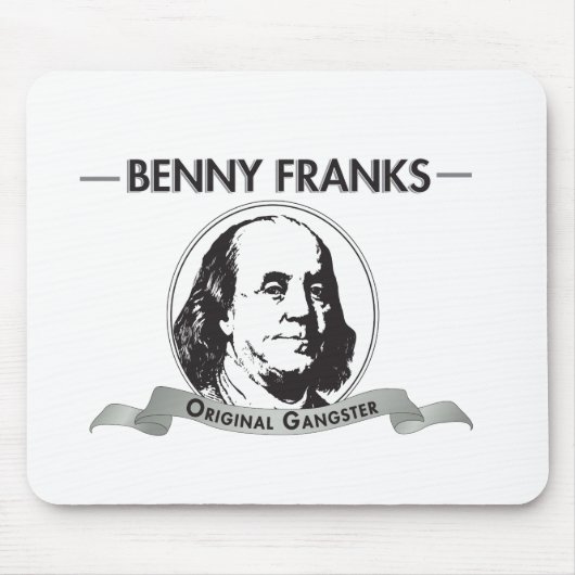 Benny-Frank-Vorlagen-Gangster Mousepad (Vorne)