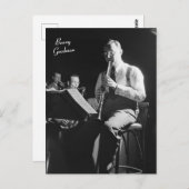 Benny Goodman Postkarte (Vorne/Hinten)