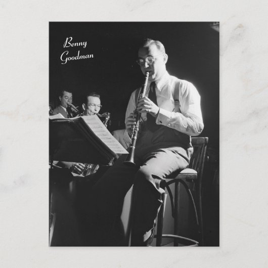 Benny Goodman Postkarte (Vorderseite)