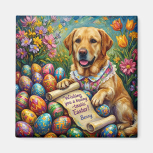 BENNY ~ Labrador und Ostereier ~ Magnet