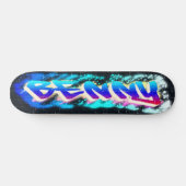 BENNY Personalisiertes, individuelles Graffiti-Ska Skateboard (Horizontal)