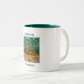 Benny the Beard Fisher, Germfask, MIchigan Zweifarbige Tasse (VorderseiteRechts)