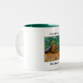 Benny the Beard Fisher, Germfask, MIchigan Zweifarbige Tasse (Vorderseite Links)