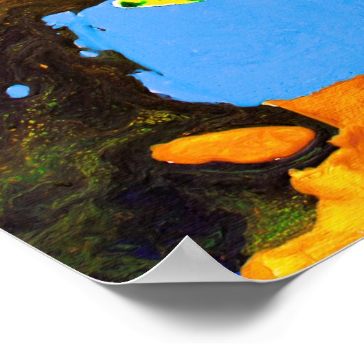 Benny The Turtle Poster (Ecke)