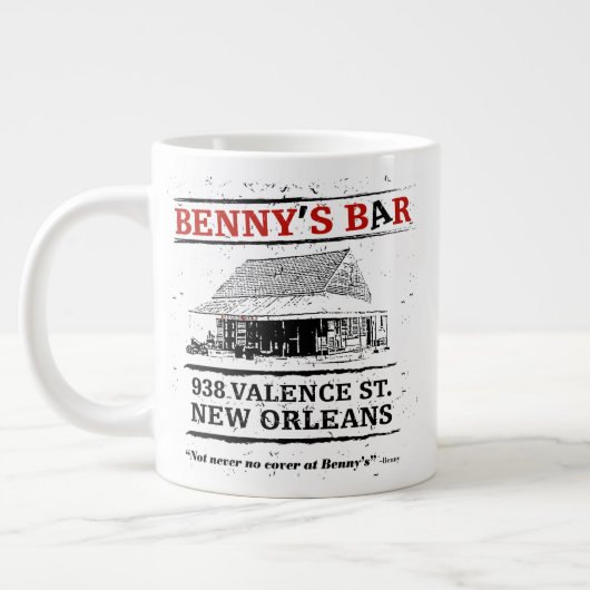 Benny's Bar New Orleans Jumbo-Tasse (Links)