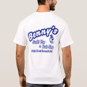 Bennys Sushi u. Köder-Geschäft T-Shirt (Rückseite)