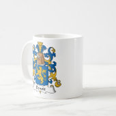 Benoit Familienwappen Kaffeetasse (Vorderseite Links)