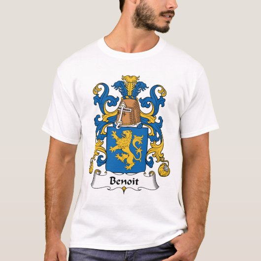 Benoit Familienwappen T-Shirt (Vorderseite)