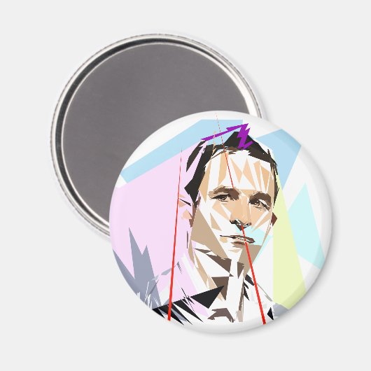 Benoît Hamon Magnet (Vorderseite/Rückseite)
