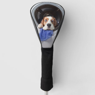 Benommener Beagle mit feiner Wäsche Golf Headcover