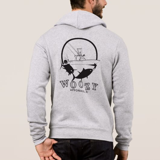 Benommener Flussbarsch Hoodie (Rückseite)