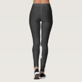 Benommener Glitch-Gesicht Leggings (Rückseite)