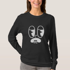 Benommener Glitch-Gesicht T-Shirt