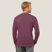 Benommener Glitch-Gesicht Tri-Blend Shirt (Voller Rücken)