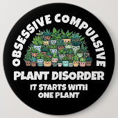 Benommenheit Zwangsstörung der Pflanze Button (Vorderseite)