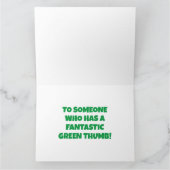 Benommenheit Zwangsstörung der Pflanze Karte (Innenseite)