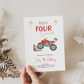 Benötigen Sie 4 Speed 4 Rad Quad Bike Einladung