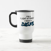 Benötigen Sie ein Getränk - Flugbegleiter Reisebecher (Links)