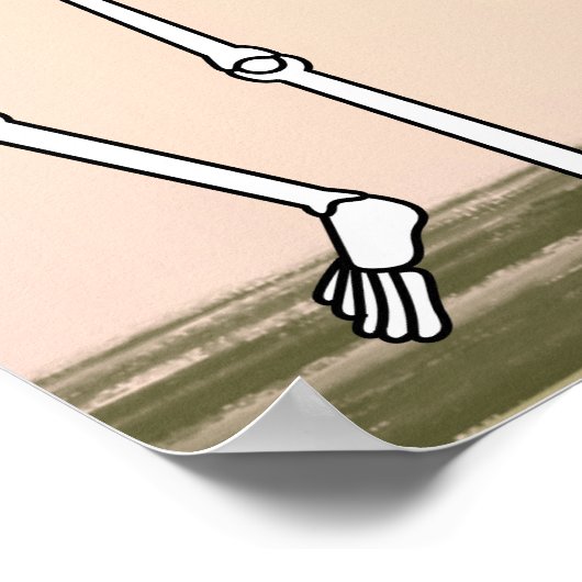 Benötigen Sie eine Hand? Poster (Ecke)