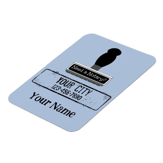 Benötigen Sie eine Notarkautschuk-Briefmarke mit b Magnet (Linke Seite)