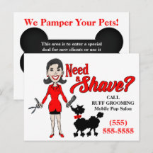Benötigen Sie eine Rote Katze Grooming Werbung Pos