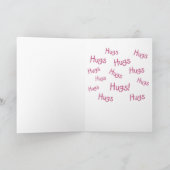 Benötigen Sie eine Umarmung (personalisiert) Karte (Innenseite)