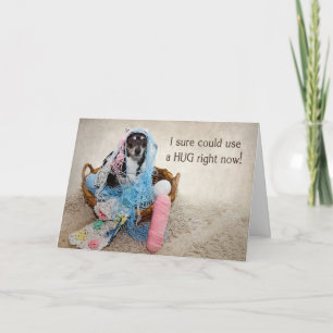 BENÖTIGEN SIE EINEN HUG - SPASS - HUND IN GARNEN G KARTE