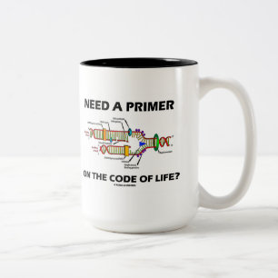 Benötigen Sie einen Primer zum Lebenskodex? DNA-Sp Zweifarbige Tasse
