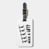 Benötigen Sie einen Ski-Aufzug Gepäckanhänger (Vorderseite vertikal)