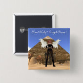 Benötigen Sie Hilfe? Angel Power! Button (Vorne & Hinten)