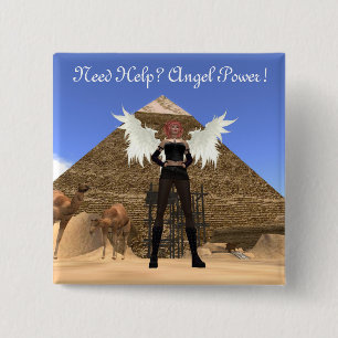 Benötigen Sie Hilfe? Angel Power! Button