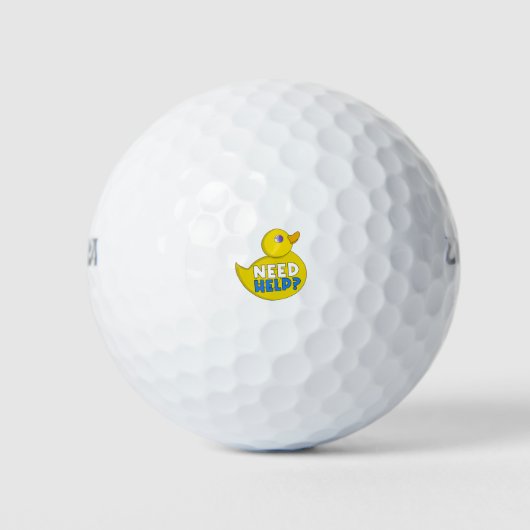 Benötigen Sie Hilfe? Golfball (Vorderseite)