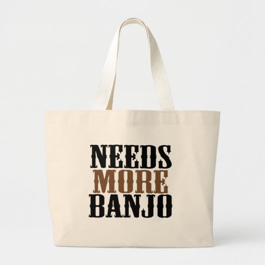 Benötigt mehr Banjo Jumbo Stoffbeutel (Vorne)