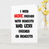 BENÖTIGTE FREUNDE KARTE (Gelbe Blume)