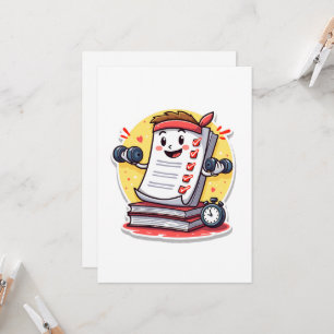 Benotung von Arbeiten ist mein Kardio-Geschenk für Einladung