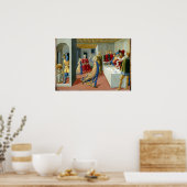 Benozzo Gozzoli Das Fest der Herde Poster (Küche)