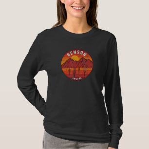 Benson Arizona Vintag Cactus Sunset Desert Landsc T-Shirt