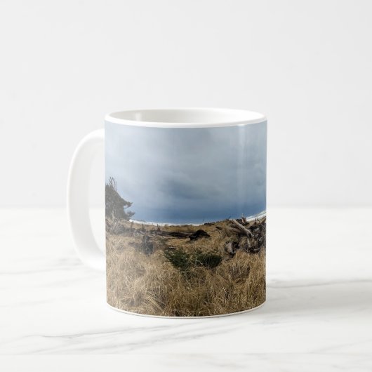 Benson Beach, Cape Enttäuschung, Washington Kaffeetasse (Vorderseite Links)
