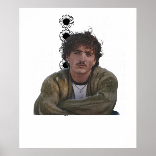 Benson Boone vintage Poster (Vorne)