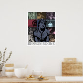 Benson Boone Vintage Tou Poster (Küche)