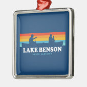 Benson North Carolina Canoe Ornament Aus Metall (Links)