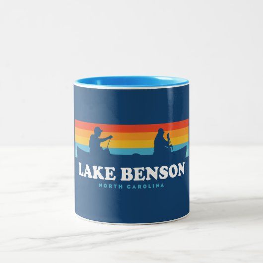 Benson North Carolina Canoe Zweifarbige Tasse (Mittel)